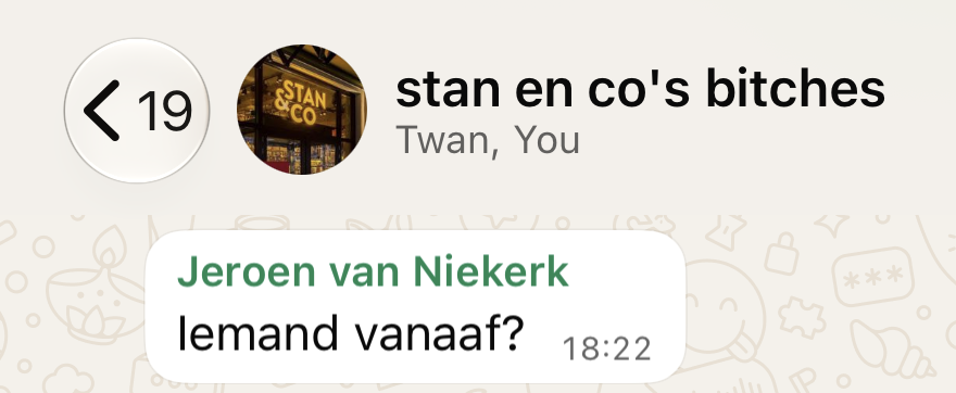 Oud WhatsApp-bericht 3