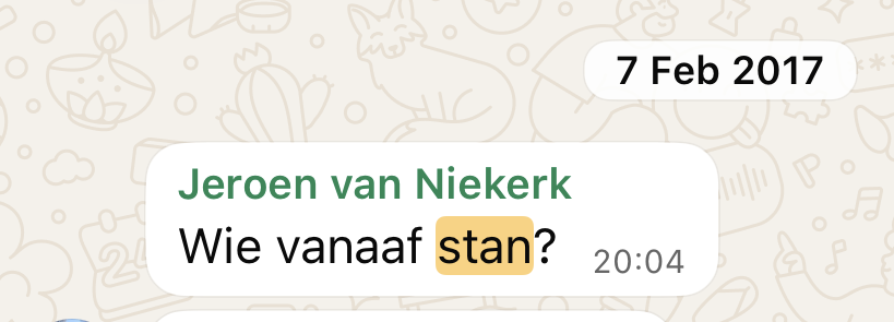Oud WhatsApp-bericht 4