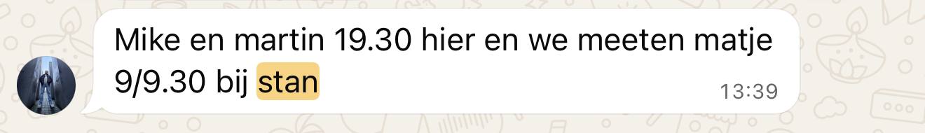 Oud WhatsApp-bericht 5