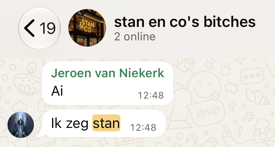 Oud WhatsApp-bericht 6